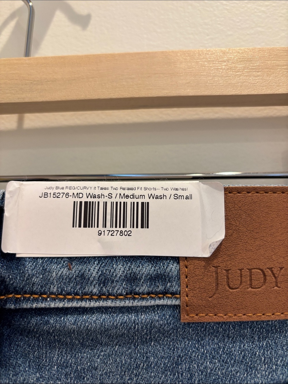 Judy Blue Cutoff Denim Shorts High Waist NWT Size Small - Picture 5 of 6
